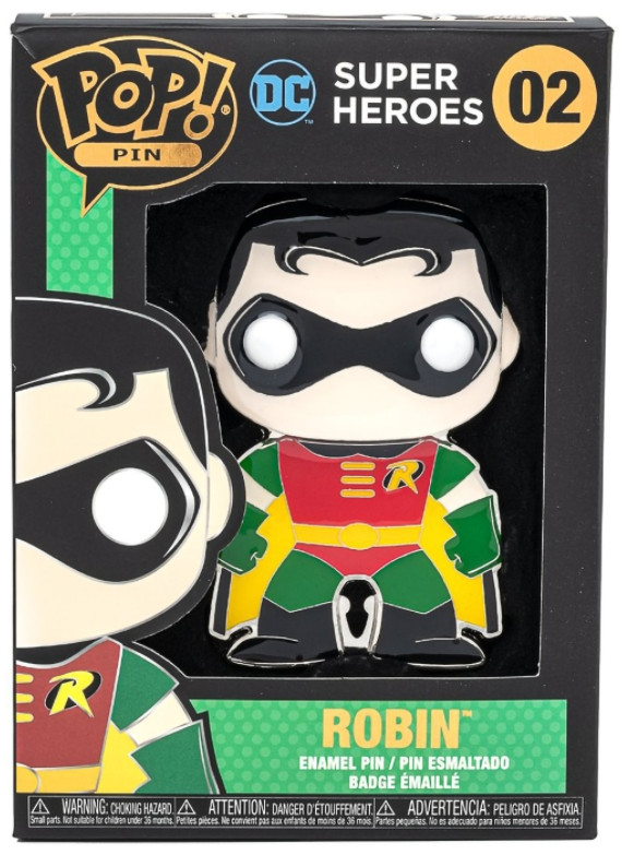  Funko Pop Pin: DC Classic   Robin Large Enamel Pin