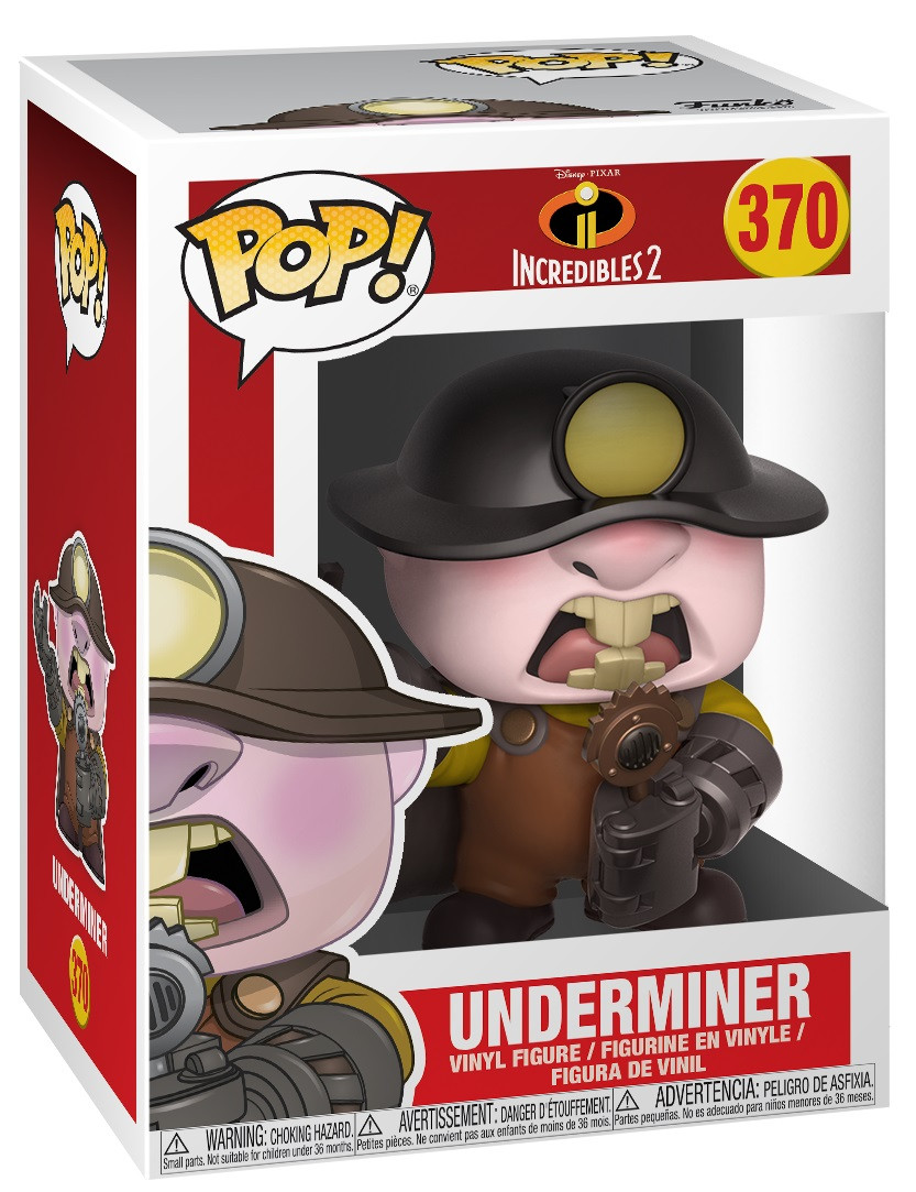  Funko POP: Disney / Pixar Incredibles 2  Underminer (9,5 )