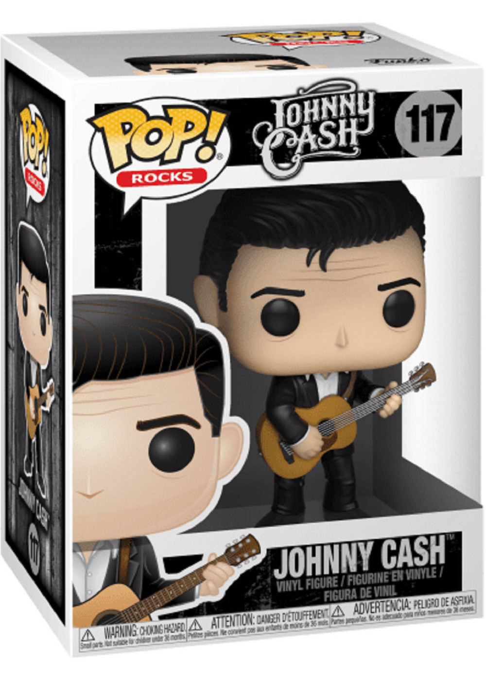  Funko POP Rocks: Johnny Cash  Johnny Cash Holding Guitar (9,5 )
