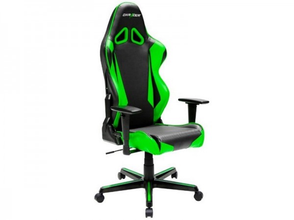 Геймерское кресло DXRacer Racing OH/RM1/NE (Black/Green)
