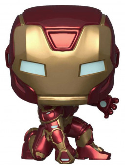  Funko POP Games Marvel: Avengers Gamerverse  Iron Man Bobble-Head (9,5 )