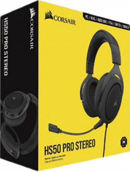  Corsair Gaming HS50 PRO STEREO   PC (Carbon)