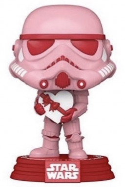  Funko POP: Star Wars Valentines  Stormtrooper With Heart Bobble-Head POP 3.75" ()