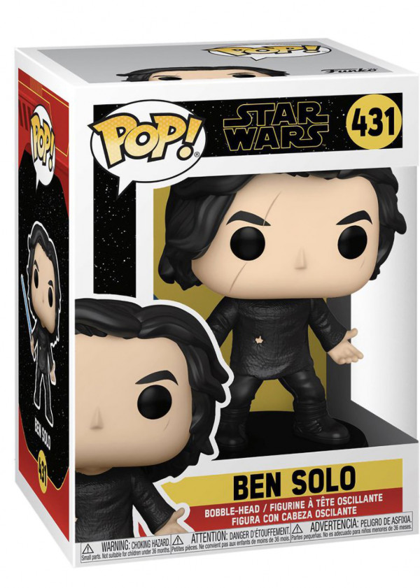 Фигурка Funko POP: Star Wars E9 Rise of Skywalker – Ben Solo With Blue Saber Bobble-Head (9,5 см)
