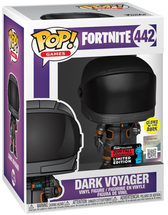  Funko POP Games: Fortnite  Dark Voyager Metallic Glows In The Dark (9,5 )