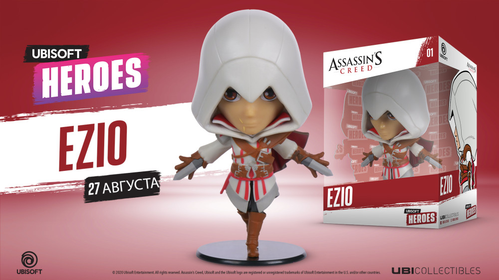 Фигурка Ubisoft Heroes: Assassin's Creed – Ezio (10 см)