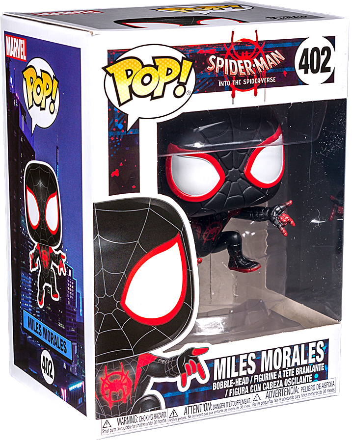  Funko POP: Spider-Man Into The Spider-Verse  Miles Morales Bobble-Head (9,5 )