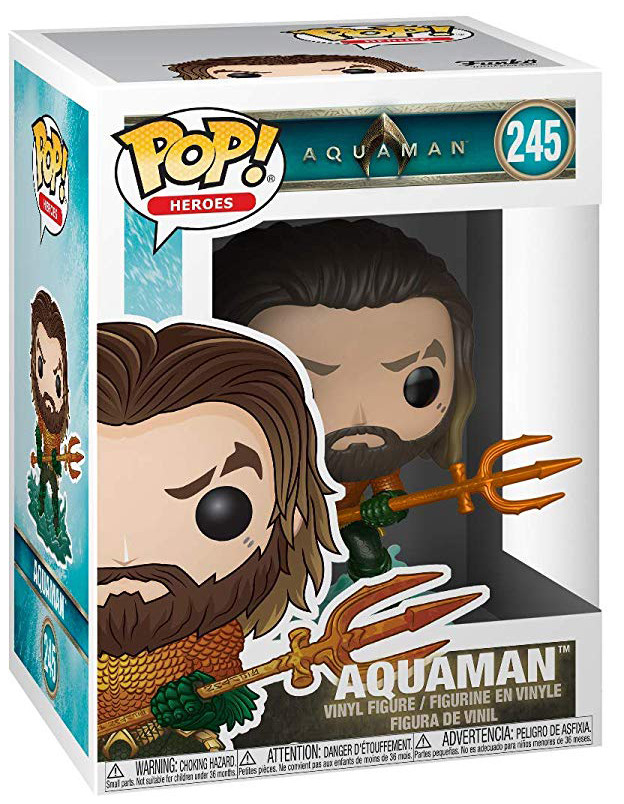  Funko POP Heroes: Aquaman  Aquaman Arthur Curry In Hero Suit (9,5 )