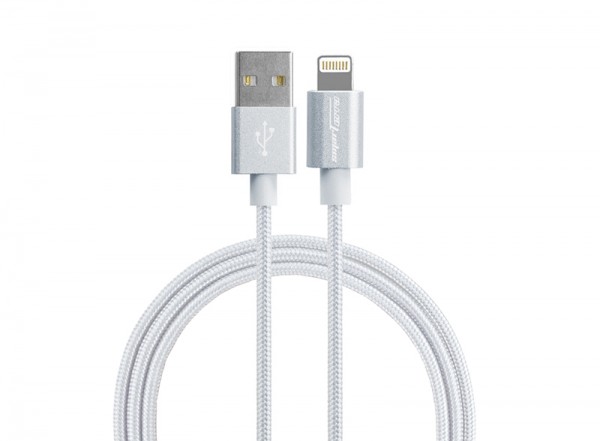 Кабель Smarterra STR-AL002M с разъемом Lightning для устройств Apple (серебристый)