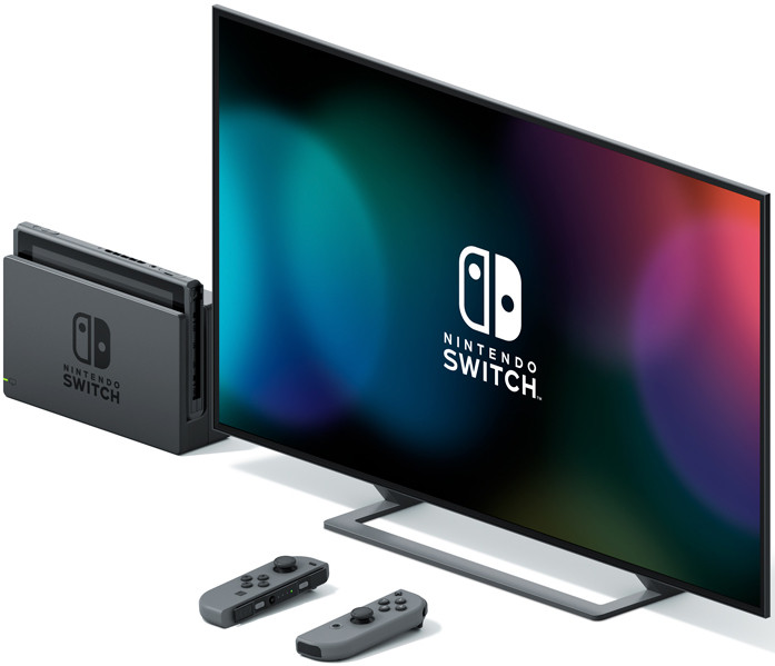 Игровая консоль Nintendo Switch (серый) – Trade-in | Б/У – Вторая ревизия