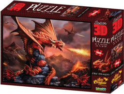 Super 3D Puzzle: Огненный дракон