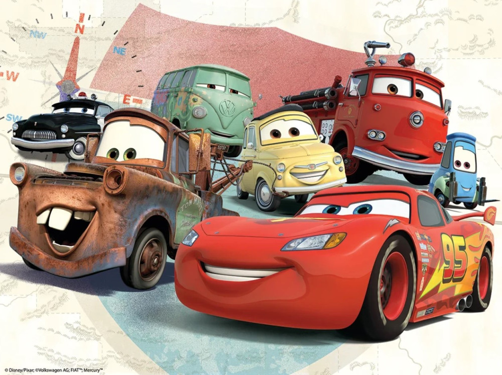 Prime 3D Puzzle: Disney – Тачки 2 (48 элементов)