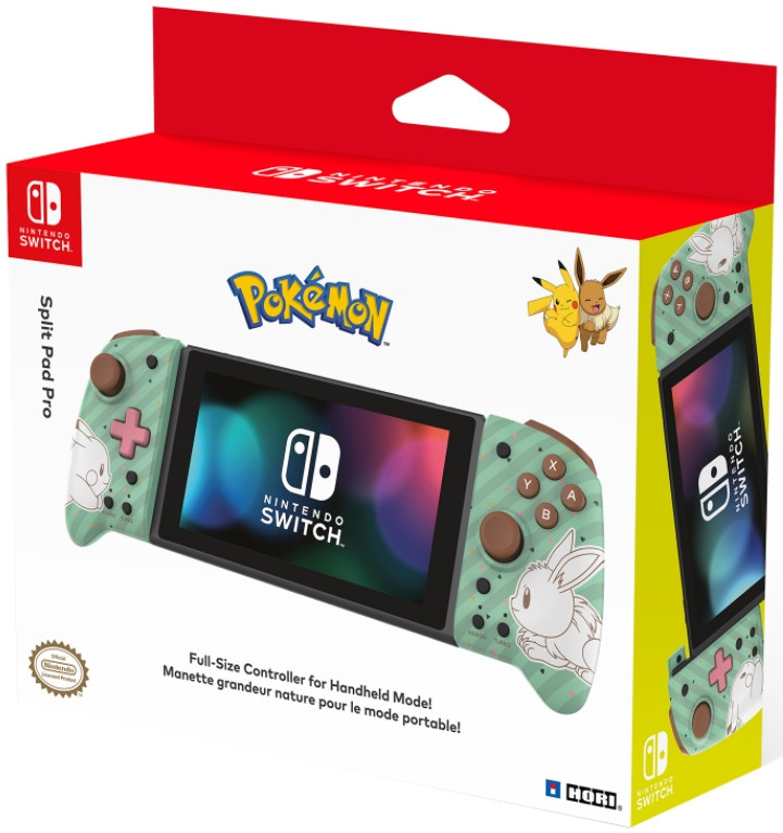 Контроллеры Hori Split pad pro – Pikachu & Eevee для Nintendo Switch (NSW-296U)