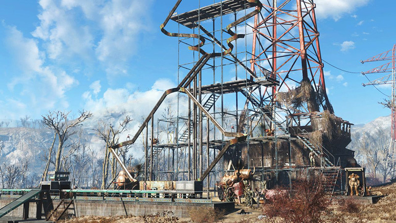 Fallout 4. Contraptions Workshop.  [PC,  ]