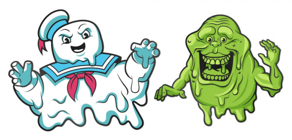 Набор значков Ghostbusters 1.4 Стэй Пафт и Лизун Pin Kings 2-Pack