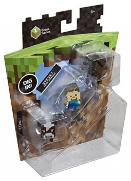 ���������, ����� ������� Minecraft. Series 1. Spider, Steve & Cow. 3 � 1