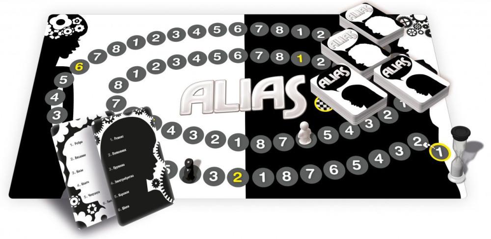 Настольная игра ALIAS: Дамы против джентльменов (переиздание)