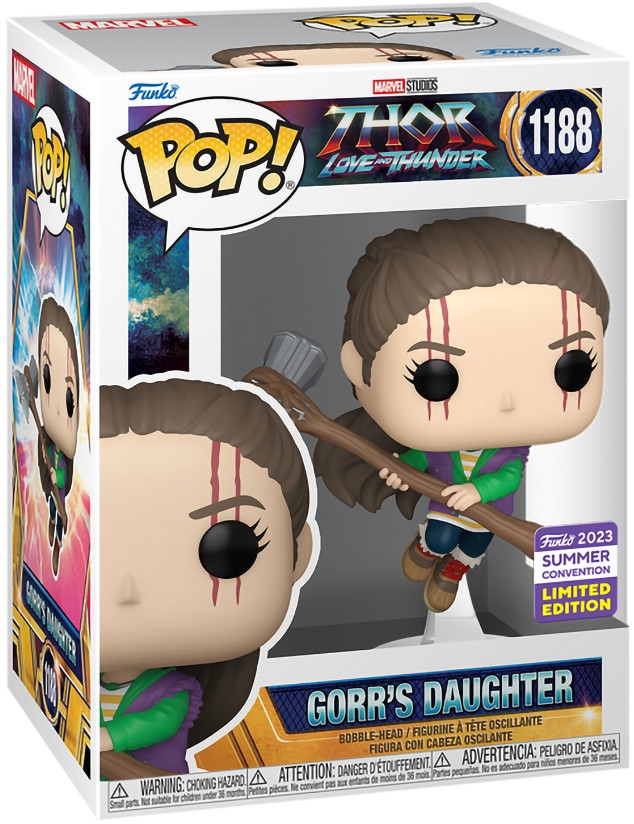  Funko POP Marvel: Thor Love & Thunder  Gorrs Daughter Bobble-Head [San Diego Comic Con 2023 Exclusive] (9,5 )