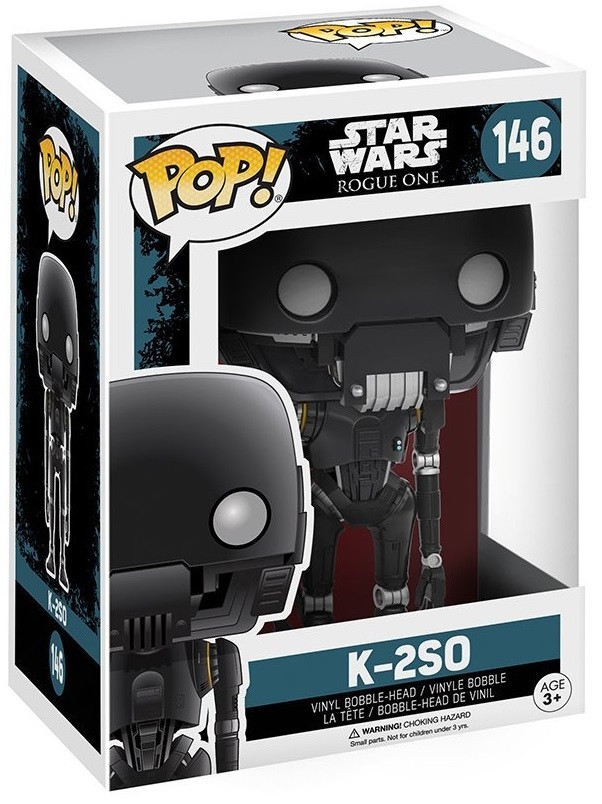 Фигурка Funko POP: Star Wars Rogue One – K-2SO Bobble-Head (9,5 см)