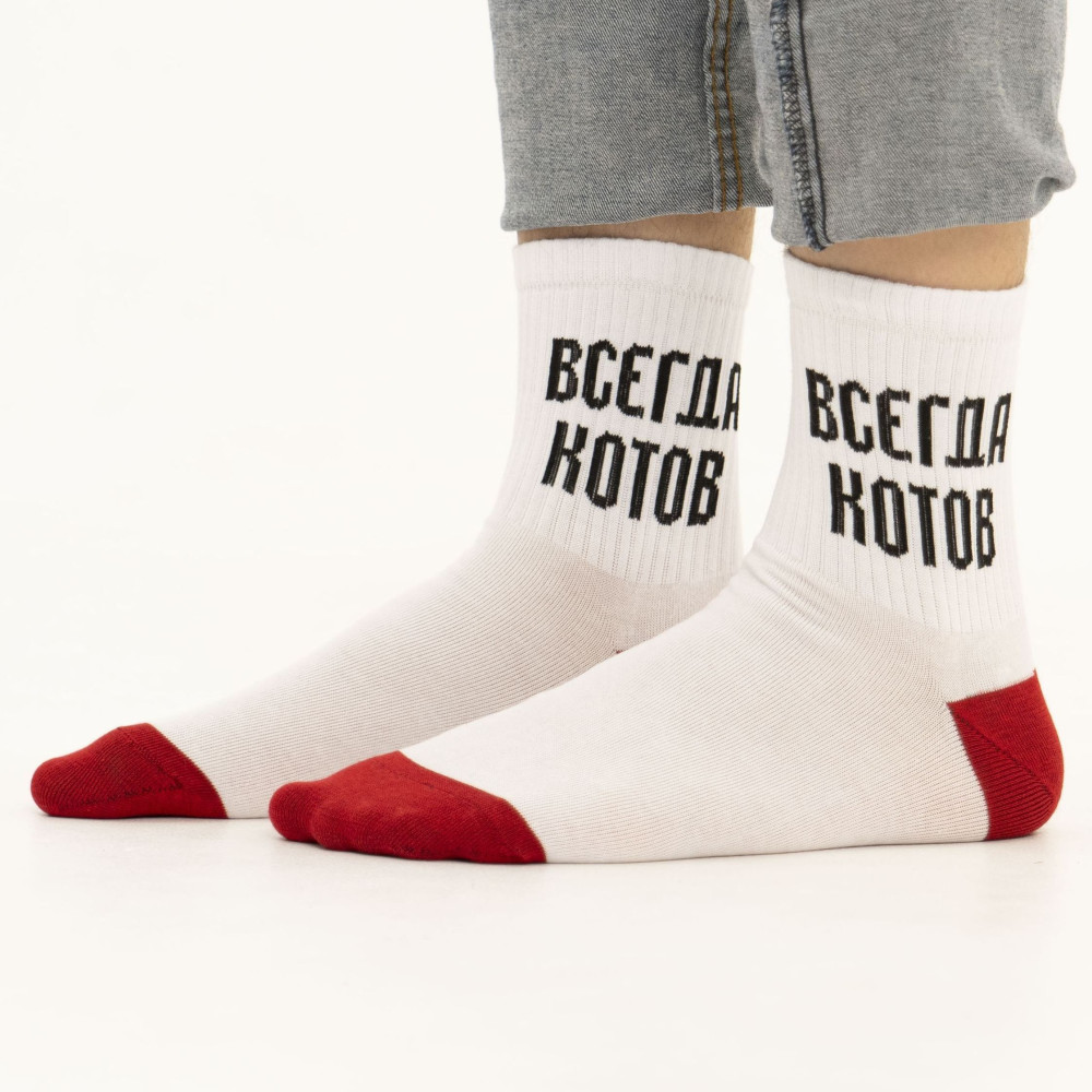 Носки Спортивные: Всегда котов