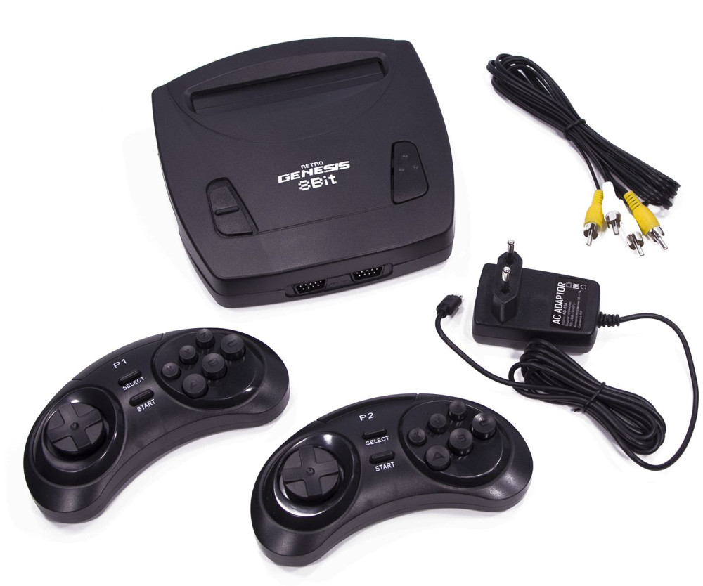   Retro Genesis 8 Bit Junior Wireless + 300  +  2  