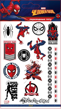 Набор татуировок переводных Марвел: Человек-Паук / Marvel: Spider-Man 2