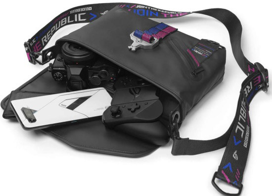 Поясная сумка ASUS ROG Slash BC3000 (чёрная) (90XB0740-BME000)