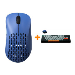 ����� ���� Pulsar Xlite Wireless V2 Competition Mini Blue + ���������� Keychron K3, White LED  Blue Switch