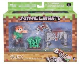   Minecraft: Alex with Skeleton Horse  Series 3