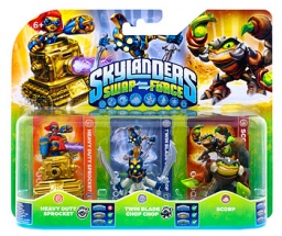 Skylanders. Swap Force.    : Scorp, Twin Blade Chop Chop, Heavy Duty Sprocket [PS3  Xbox 360]