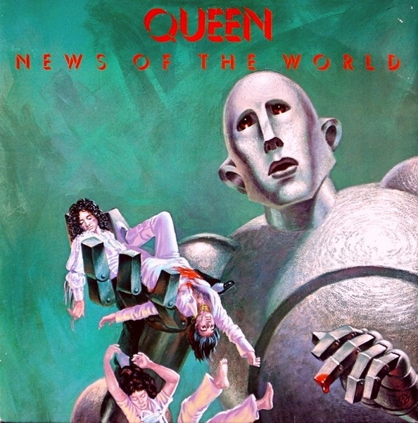 Комплект Queen: книга Фредди Меркьюри: Биография + винил News Of The World LP