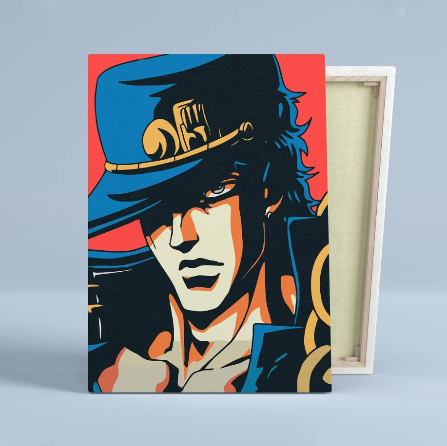 Аниме картина по номерам: JoJo – Джотаро Куджо