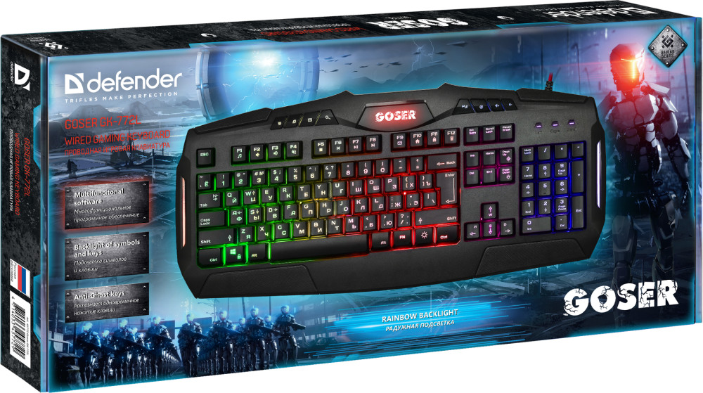 ���������� Defender Goser GK-772L ��������� ������� ���������� � ���������� ��� PC