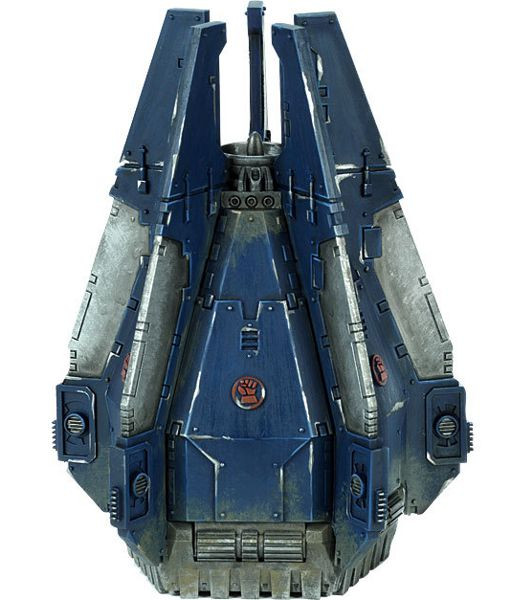   Warhammer 40,000. Space marine drop pod